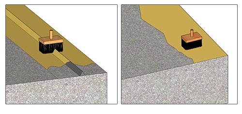 An example of how to use Krysol Waterstop Treatment